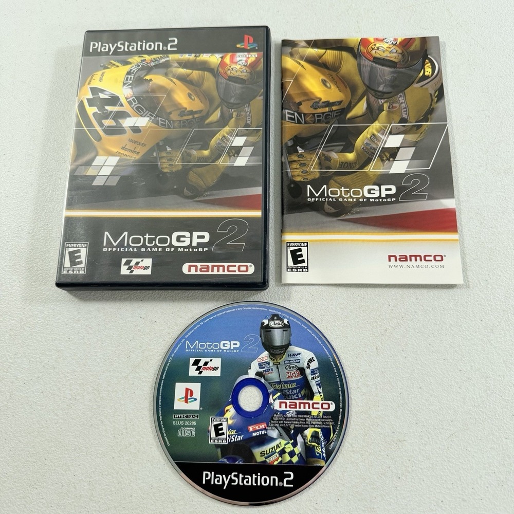 MotoGP 2 (Sony PlayStation‎ 2, 2002) Complete CIB TESTED WORKING